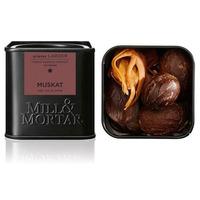 Mill & Mortar Muskatnøtt og muskatblomst, hel Ø - 45 g