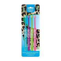 Ekulf Twice Kid Tannbørste - 4 stk