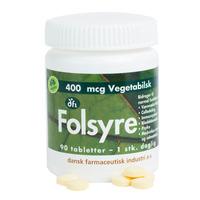 DFI Folsyre 400 mcg - 90 tabletter