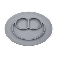 EZPZ Mini Mat - sklisikker tallerken - grå