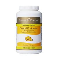 Fitness Pharma Sterk Vitamin D3 - 300 kapsler