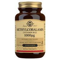 Solgar B12 Methylcobalamin 1000mcg - 30 tabletter