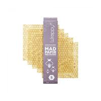 Gjenbrukbart matpapir fra Wrappy, små ark – 5 stk.