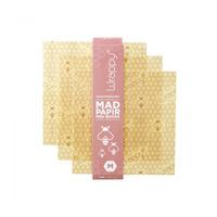 Gjenbrukbart matpapir fra Wrappy, medium ark – 3 stk.