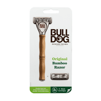 Bulldog Original Bamboo barberskraper + 2 blader