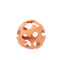 Silikonball fra Tiny Tot – oker