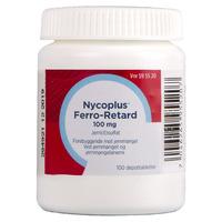 Nycoplus Ferro-Retard depottablett 100 mg - 100 stk