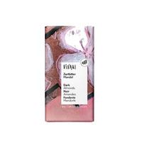 Vivani mørk sjokolade med hele mandler Ø - 100 g