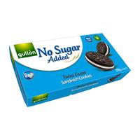 Gullón No Sugar Added Twins Cocoa Sandwich Biscuits - 210 g.