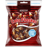 Sukkerfrie colaflasker fra Nordthy – 80 g