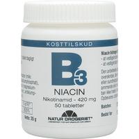 Natur-Drogeriet Niacin nikotinamid, 420 mg - 50 tabl