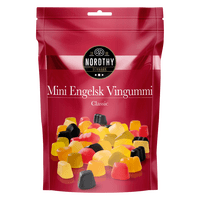 Nordthy Mini Engelsk Vingummi –145 g