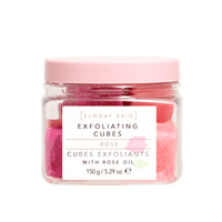 Sunday Rain Rose Exfoliating Cubes – 150 g