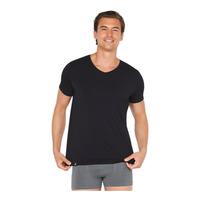 Boody Men's V-Neck T-Shirt, sort