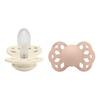 BIBS Infinity Silicone Symmetrisk Ivory/Blush 2 pakk - Flere størrelser - Str. 2