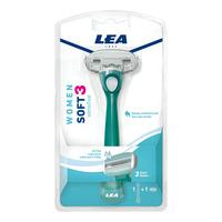 LEA Soft 3 Sensitive - 1 høvel + 1 blad