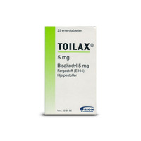 Toilax enterotabletter 5 mg - 25 tabletter