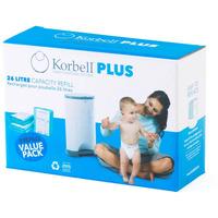 Refill til Korbell PLUS bleiebøtte 26 L - 3 pack