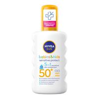 Nivea Sun Kids Sensitive Protect Spray SPF 50+ - 200 ml.