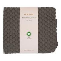 Filibabba Strikket babyteppe - Rock Ridge