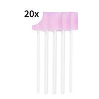 Munnpleiepinne 10 cm m/svamp- 100 stk.