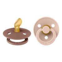 BIBS Colour Latex Anatomisk Blush/Woodchuck - Flere størrelser