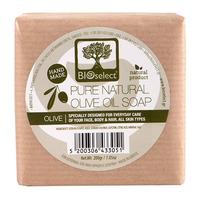 BIOselect Pure Natural Olive Oil Soap, hand made - 200 gram