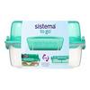 Sistema Lunch Stack Square 1,24 l flere farger - 1 stk. - Mint