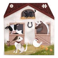 Filibabba Stort puslepill med 30 brikker - Bondegården - 1 stk.