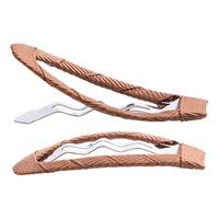 By Stær Snap Hårspenne Golden Brown - 2 stk.