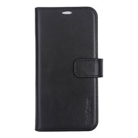 RadiCover iPhone 15 Pro Wallet Case 2i1 Anti-stråling Læder MagS Sort - 1 stk.
