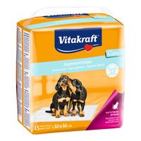 Vitakraft Hygiejne underlag 60x60 cm - 15 stk