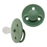 Mininor silikonsmokk 0 mnd+, grønn - 2 stk