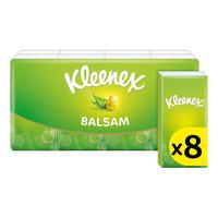 Kleenex Balsam lommetørkler - 8 pakker