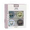 BIBS Colour Latex Rund Petrol/Sage/Baby Blue/Iron 4 pak - Flere størrelser - Str. 2