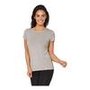 Boody Women's Crew Neck T-Shirt, lysegrå - M