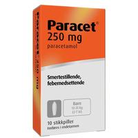 Paracet 250 mg stikkpiller