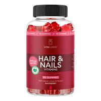 VitaYummy Hair & Nails Raspberry - 90 stk.