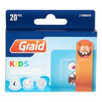 Graid Kids Plaster Smiley - 20 stk