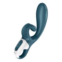 Satisfyer Hug Me Vibrator - Gray/Blue