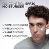L'Oréal Paris Men Expert Derma Control Oil-Control SPF30 fuktighetskrem - 40 ml.
