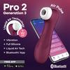 Satisfyer Pro 2 Generation 3 Klitoris Stimulator m. App - Rød