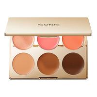 ICONIC London Multi-Use Cream Blush Bronze and Highlight Palette - 19 g.