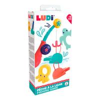 Lüdi Fiskestang m. Dyr - 1 sett