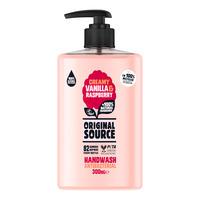 Original Source Hand Wash Vanilla & Raspberry - 300 ml.