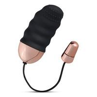 Teazers Ribbed Vibrating Egg with Remote Control - 1 stk.