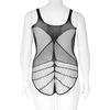 NORTIE Augusta Bunnløs Bodystocking Plus Size