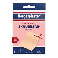 Norgesplaster Skrubbsårplaster, 8x10 cm - 5 stk.