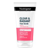 Neutrogena Clear & Radiant Face Scrub - 150 ml.