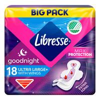 Libresse Ultra Night Wing Big Pack - 18 stk.